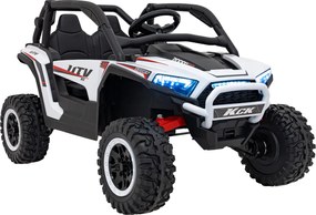 Buggy elétrico para Crianças 24V, 4x4  Buggy 4x4 KCK Rodas de espuma EVA Branco
