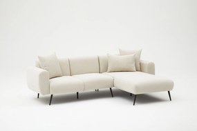 Sofá de Canto Side – Creme – 252 cm