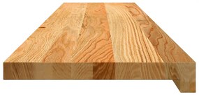 Soleiras da janela 2 pcs 110x30x2 cm carvalho castanho-claro