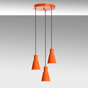 Chandelier Konikkem – Laranja – Diâmetro 40 cm