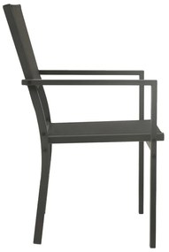 9 pcs conjunto de jantar para exterior aço