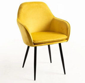 Cadeira Chic Black - Amarelo