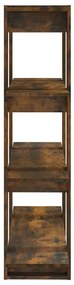 Estante/divisória 100x30x123,5 cm cor carvalho fumado