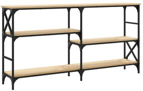 Mesa consola 150x29x76,5 cm derivados madeira carvalho sonoma