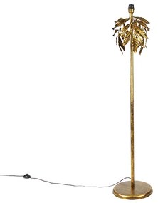 Candeeiro de pé vintage ouro antigo 30 cm sem abajur - Linden Clássico / Antigo