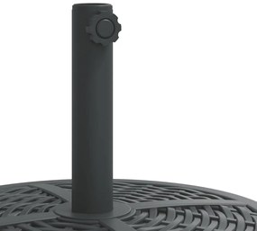 Base de guarda-sol para postes de Ø38/48 mm 25 kg redondo