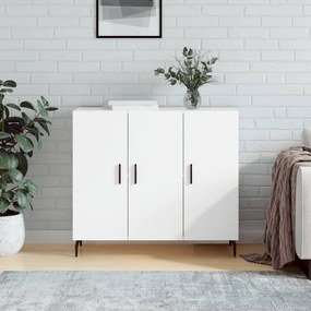 vidaXL Aparador 90x34x80 cm derivados de madeira branco