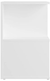 Mesa de cabeceira 35x35x55 cm derivados de madeira branco