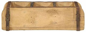 Conjuntos de bandejas vidaXL 4 pcs 30x14x9 cm Madeira Sólida Reclamada
