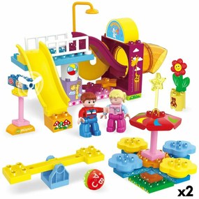 Jogo de Construção Colorbaby Playground 50 Peças (2 Unidades)