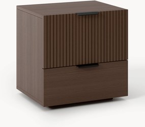 Mesa de cabeceira de madeira Sato