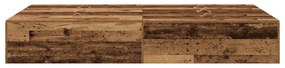 Estrutura de Cama Armazenamento vidaXL Madeira Velha 120x200 cm