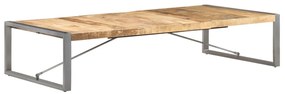 Mesa de centro 180x90x40 cm madeira de mangueira áspera