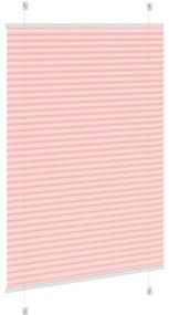 Rosa Plissada Cega 95x150 cm Largura Tecido 94,4 cm Poliéster
