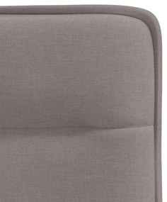 Cadeiras de jantar 4 pcs tecido cinzento-acastanhado