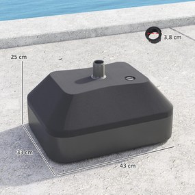 Base para Chapéu de Sol Suporte para Chapéu de Sol Base para Chapéu de