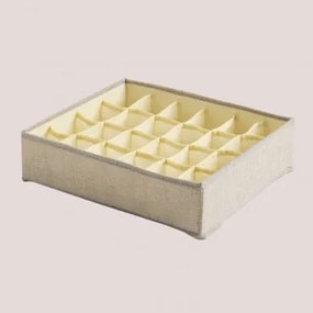 Organizador Têxtil 35x30 Cm Guat Beige - Sklum