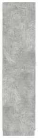 Roupeiro 90x52x200 cm derivados de madeira cinzento cimento