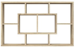 Prateleira parede 85x16x52,5cm madeira Sonoma Oak