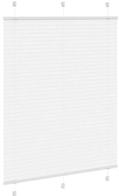 Branco Plissada Cega 105x100cm Largura Tecido 104,4cm Poliéster