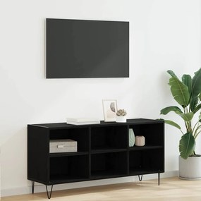 vidaXL Gabinete para TV Carvalho Preto 103,5 x 30 x 50 cm