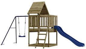 Conjunto de brincar para exterior madeira de pinho impregnada
