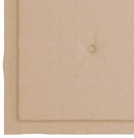 Cadeiras de jantar p/ jardim 2 pcs c/ almofadões acácia maciça