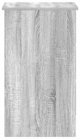 Secretária 90x45x76 cm madeira sonoma processada cinzento