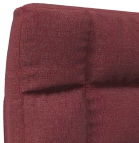 Colchão/cadeira de piso dobrável tecido vermelho tinto