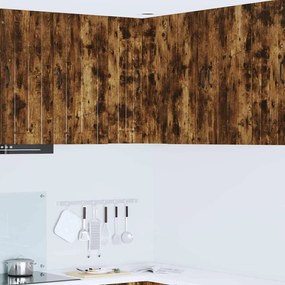 vidaXL Armário de Cozinha Carvalho Defumado 57 x 57 x 80 cm