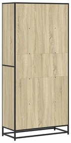 Estante 80,5x35x170,5 cm derivados de madeira carvalho sonoma
