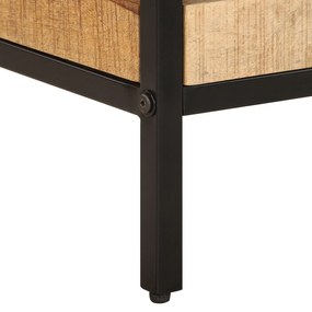 Mesa de Apoio 35x35x45 cm Madeira Sólida de Mangueira