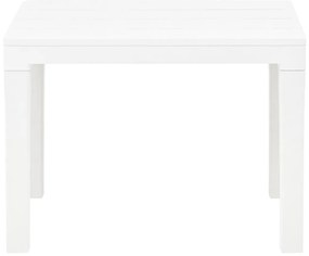 Mesa de jardim com 2 bancos plástico branco