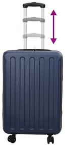 Mala Dobrável Hard Shell 24'' Azul Escuro 43x27x66 cm ABS