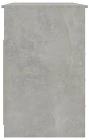 Secretária c/ gavetas 102x50x76 derivados madeira cinza cimento