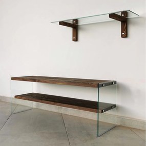 Móvel de TV TV104 – Nogueira – 120x45x35 cm