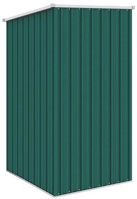 Abrigo de jardim 87x98x159 cm aço galvanizado verde