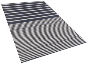 Tapete de exterior azul escuro 120 x 180 cm HALDIA Beliani
