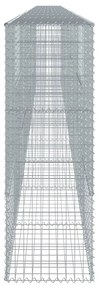 Cesto gabião com cobertura 1000x50x150 cm ferro galvanizado