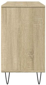 Armário p/ casa banho 80x33x60cm deriv. madeira carvalho sonoma