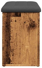 Banco sapateira 82x32x45,5 cm derivados madeira madeira velha