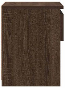 Mesa cabeceira 40x30x39 cm derivados madeira carvalho castanho