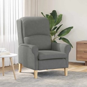 Cadeira Cinza Escuro 52 cm em Microfibra