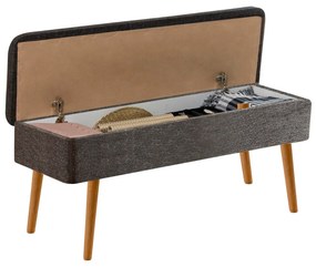 Banco Vina – Atlantic Pine/Antracite – 90x46x40 cm