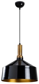 Candeeiro Suspenso Berceste – Preto – 35 x 35 cm
