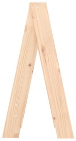 Bancos 2 pcs 40x40x75 cm pinho maciço