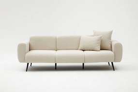 Sofá de 3 Lugares Side – Creme – 235x77x82 cm