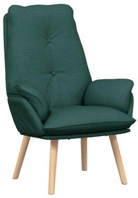 Poltrona Relaxante Verde Escura Tecido