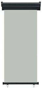 Toldo lateral para varanda 80x250 cm cinzento