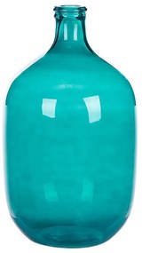 Vaso de vidro azul turquesa 48 cm SAMOSA Beliani